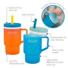 My 1st Tumbler™ 10oz 2-Pack - High Tide & Citrus Splash