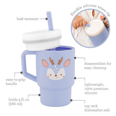 My 1st Tumbler™ Silicone 9oz – Reindeer