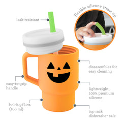 My 1st Tumbler™ Silicone 9oz - Pumpkin