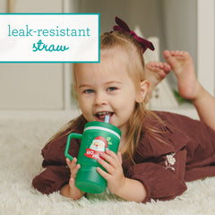 My 1st Tumbler™ 10oz - Green Santa
