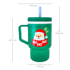 My 1st Tumbler™ 10oz - Green Santa