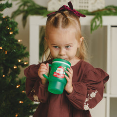 My 1st Tumbler™ 10oz - Green Santa