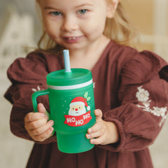 My 1st Tumbler™ 10oz - Green Santa
