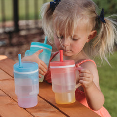 My 1st Tumbler™ Silicone 9oz Ombre - Sunset Kiss