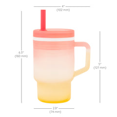 My 1st Tumbler™ Silicone 9oz Ombre - Sunset Kiss