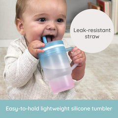 My 1st Tumbler™ Silicone 9oz Ombre - Twilight Bloom