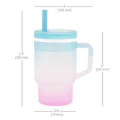 My 1st Tumbler™ Silicone 9oz Ombre - Twilight Bloom