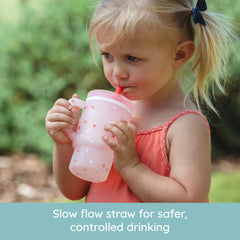 My 1st Tumbler™ Silicone 9oz – Pink Hearts
