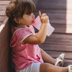 My 1st Tumbler™ Silicone 9oz – Pink Hearts
