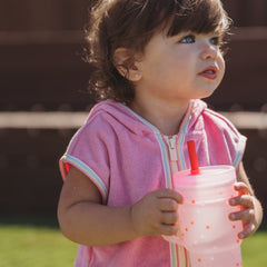 My 1st Tumbler™ Silicone 9oz – Pink Hearts