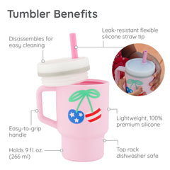 My 1st Tumbler™ Silicone 9oz – Cherry