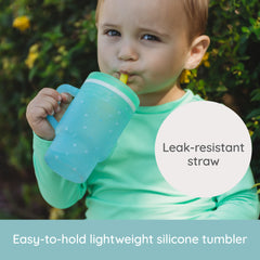 My 1st Tumbler™ Silicone 9oz – Blue Stars
