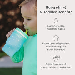 My 1st Tumbler™ Silicone 9oz – Blue Stars