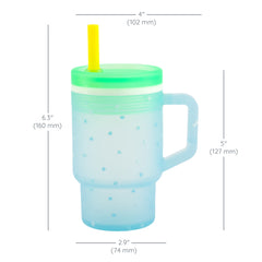 My 1st Tumbler™ Silicone 9oz – Blue Stars