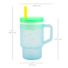 My 1st Tumbler™ Silicone 9oz – Blue Stars