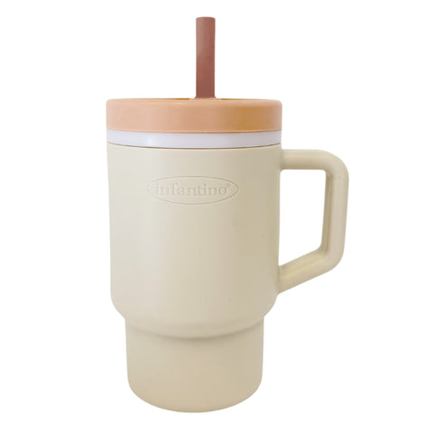 My 1st Tumbler™ Silicone 9oz - Vanilla Cream