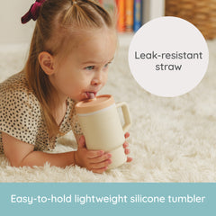 My 1st Tumbler™ Silicone 9oz - Vanilla Cream