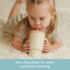 My 1st Tumbler™ Silicone 9oz - Vanilla Cream