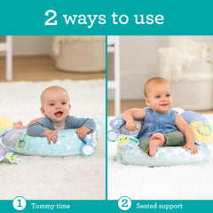 2-IN-1 TUMMY TIME & SEATED SUPPORT