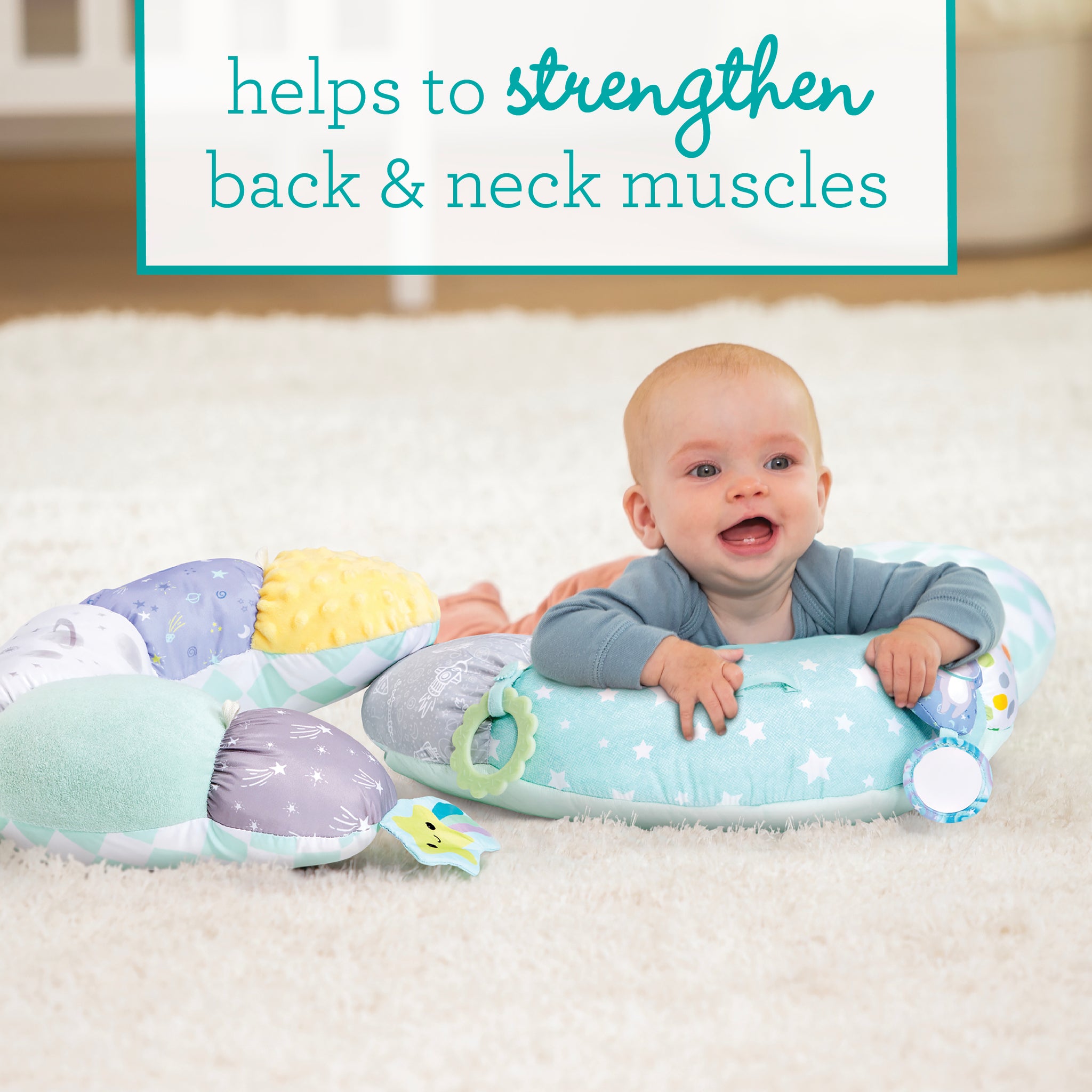 2-IN-1 TUMMY TIME & SEATED SUPPORT – Infantino