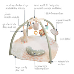 4-in-1 Twist & Fold Activity Gym & Play Mat