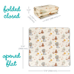Foldable Soft Foam Mat - Woodland