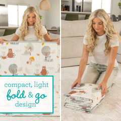 Foldable Soft Foam Mat - Woodland