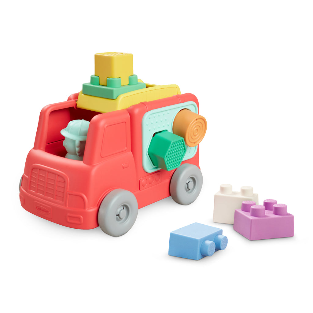 Super Soft 1st Stack & Go Explorers Playset Firetruck