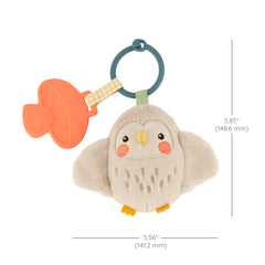 Mini Plushy Pal & Teether - Owl