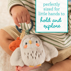 Mini Plushy Pal & Teether - Owl