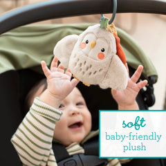 Mini Plushy Pal & Teether - Owl