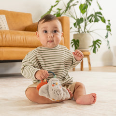 Mini Plushy Pal & Teether - Owl