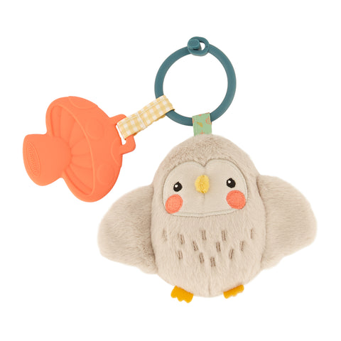 Mini Plushy Pal & Teether - Owl