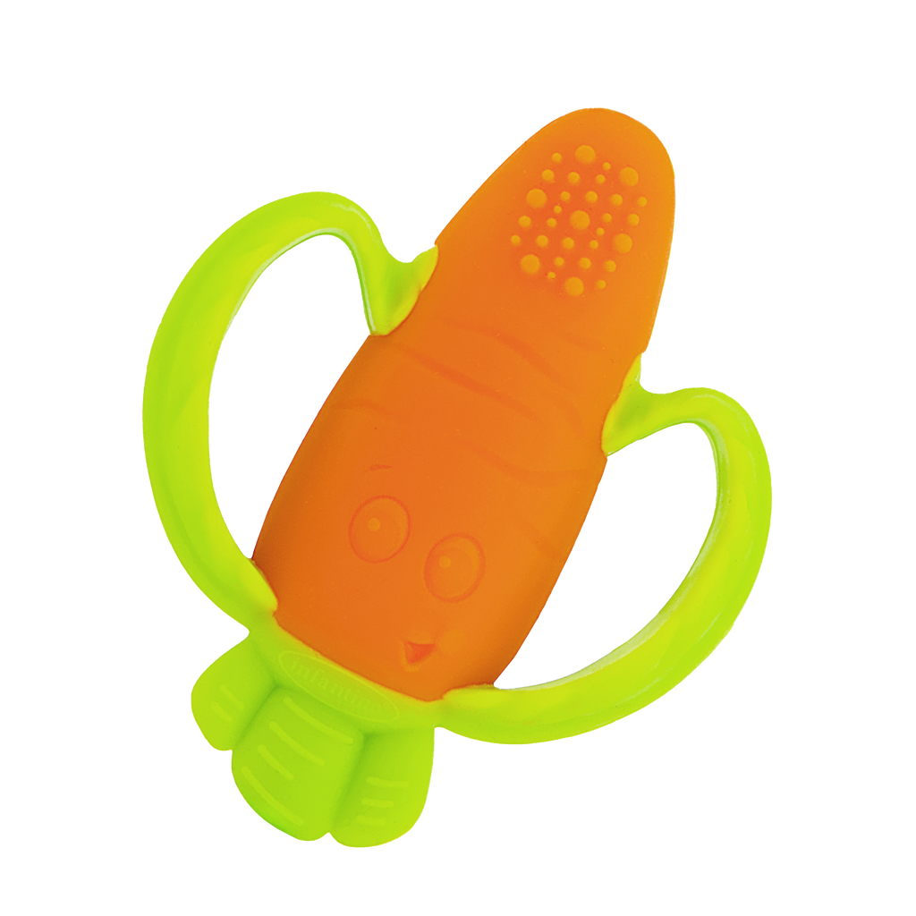Infantino Lil' Nibbles Textured Silicone Teether-new, 0+ Months