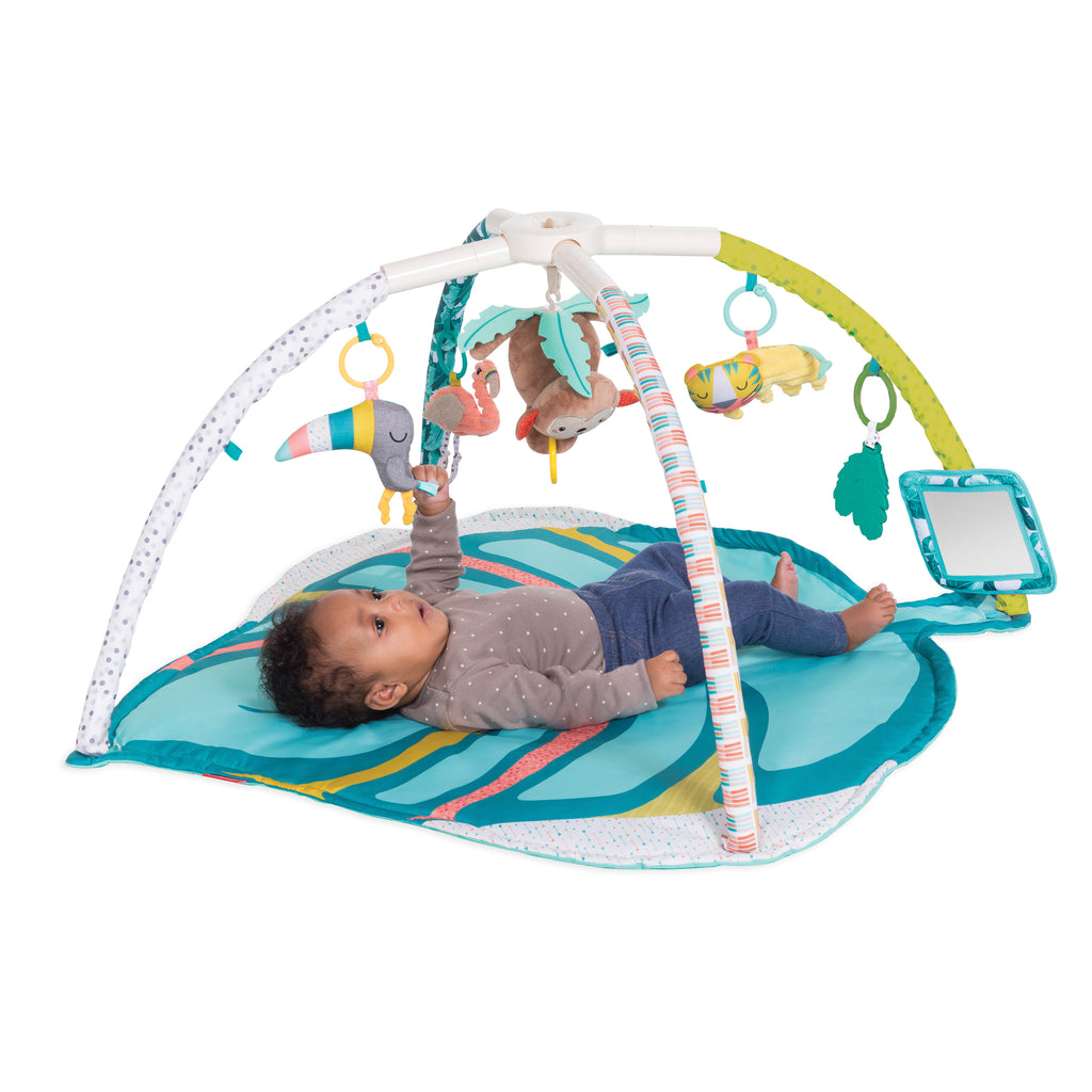 Twist & Fold Activity Gym & Play Mat Tropical