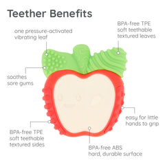 Lil' Nibblers Vibrating Teether™ - Apple