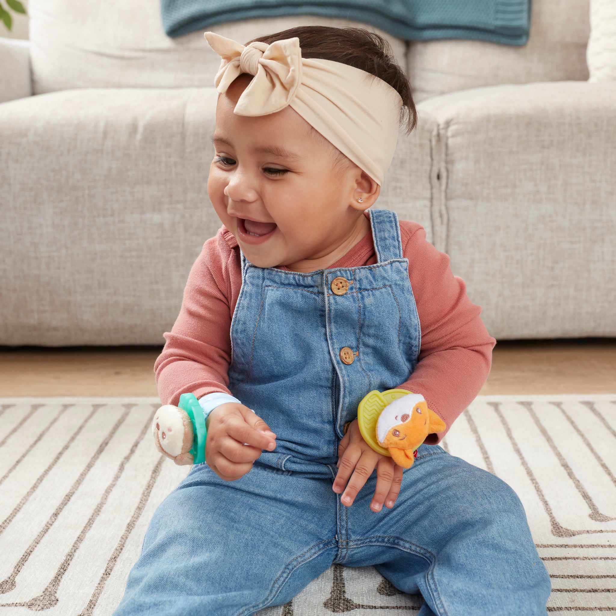 Wrist Rattles Fox & Deer Infantino