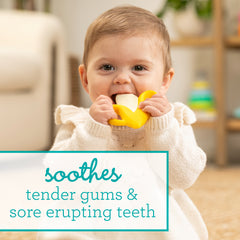 Lil' Nibbles Textured Silicone Teether - Banana