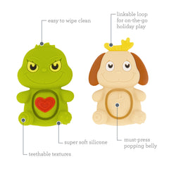 Teethimal Pop Pals - Grinch & Max