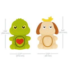 Teethimal Pop Pals - Grinch & Max