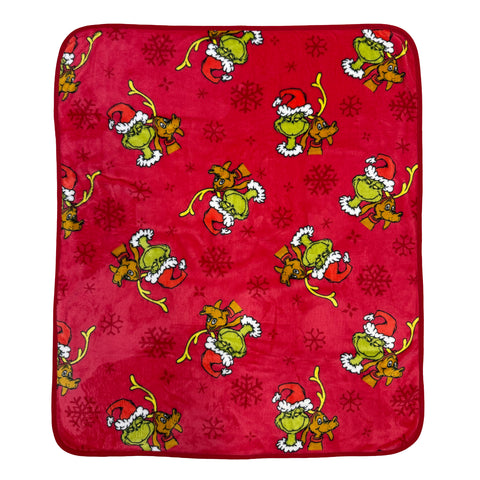 Soft Blanket - The Grinch, Red