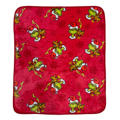 Soft Blanket - The Grinch, Red