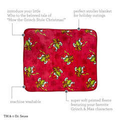 Soft Blanket - The Grinch, Red
