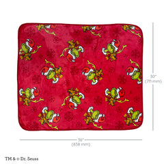 Soft Blanket - The Grinch, Red