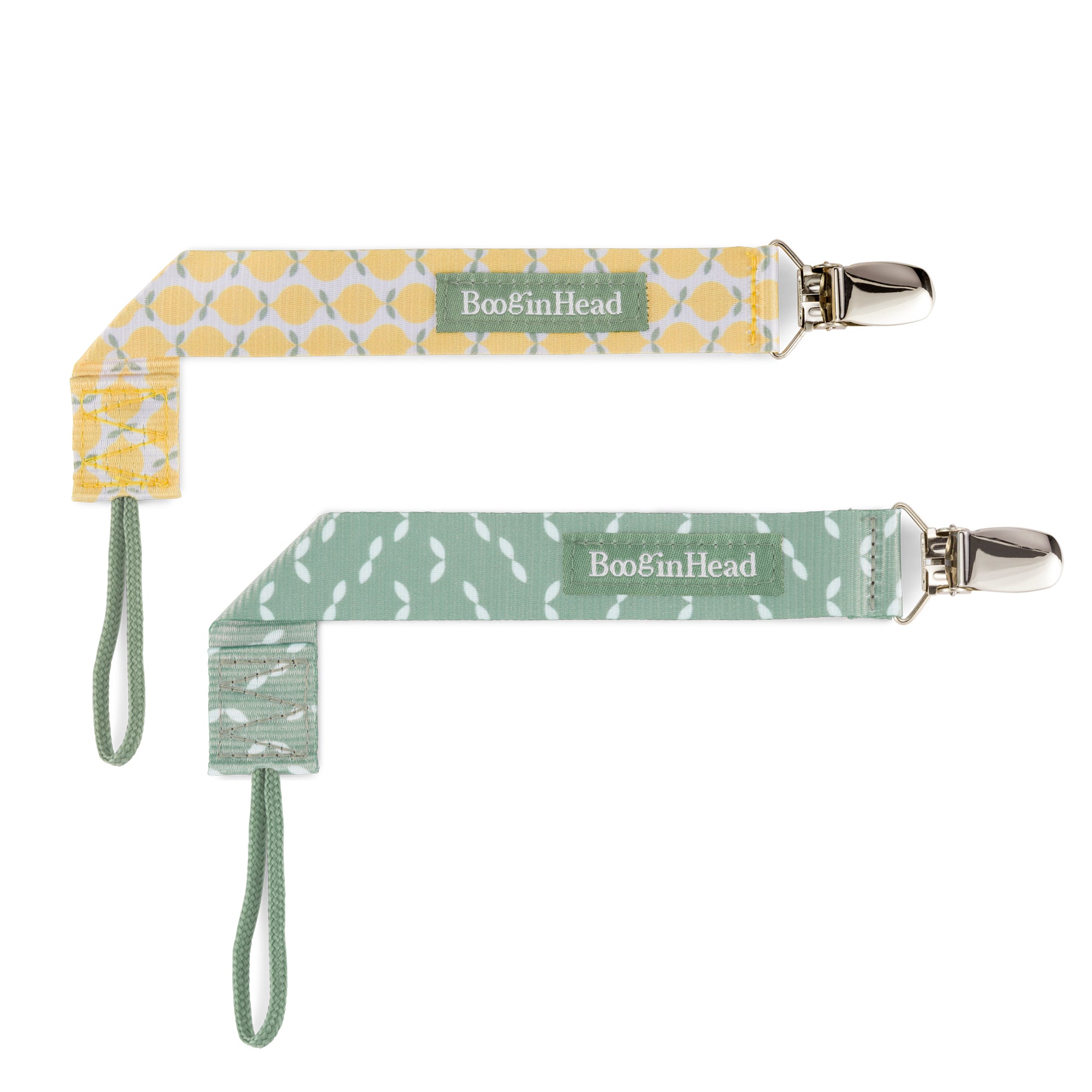 2-Pack Pacifier Clips - Lemon & Leaves – Infantino