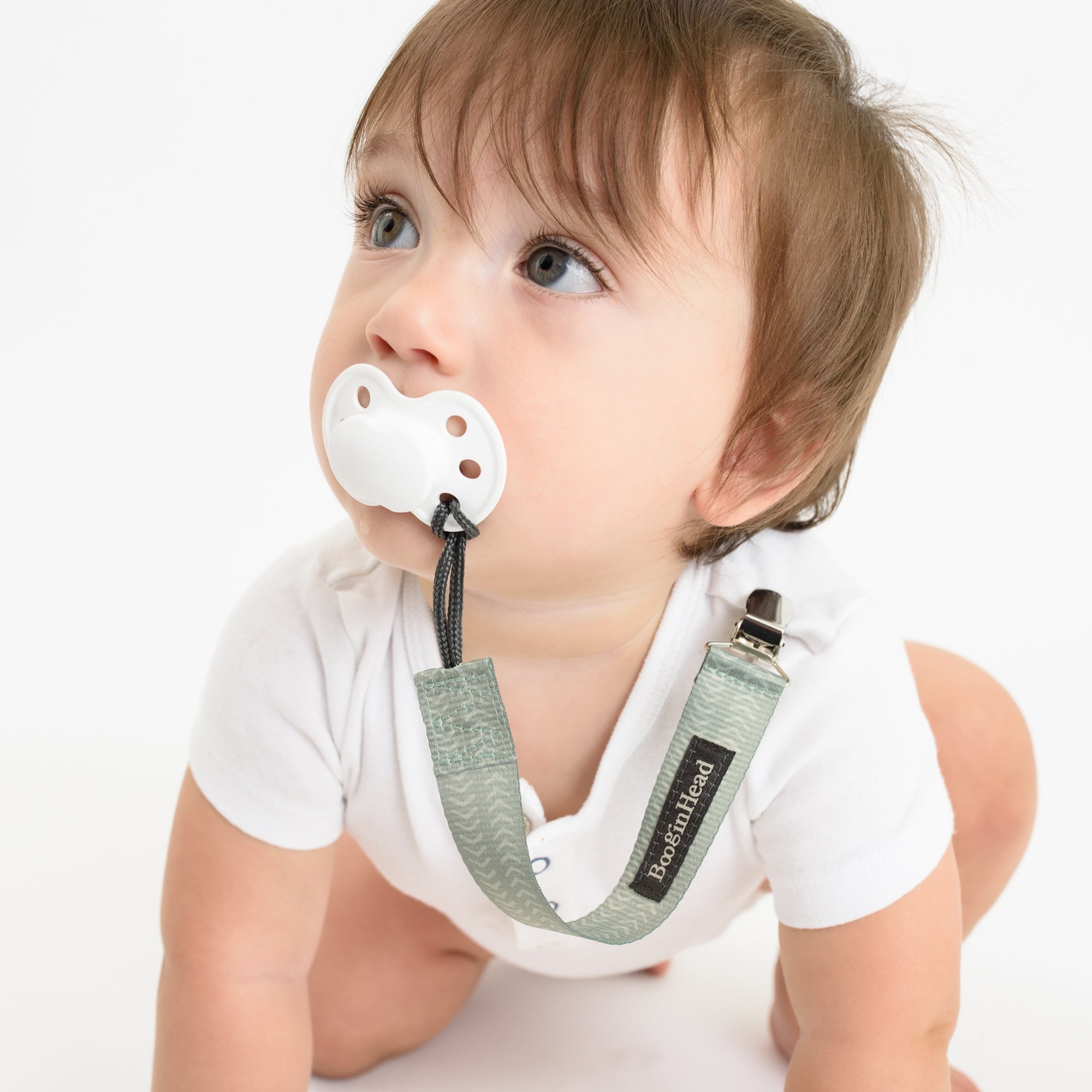 3-Pack Pacifier Clips - Sage, Scallops, Sienna – Infantino