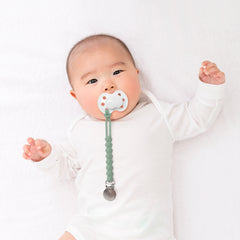 2-Pack Silicone Teething Pacifier Clips - Sage & Stone