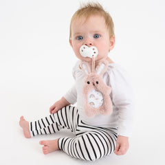 PaciPal Pacifier Stuffed Animals & Pacifier Clip 2pc Sets - Bunny