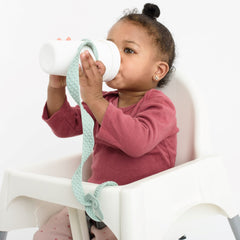 Silicone SippiGrip Cup & Toy Holder - Sage