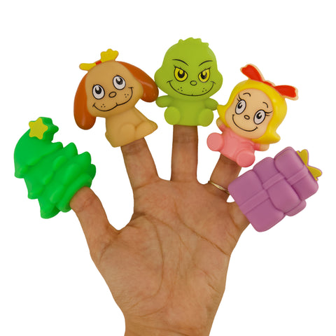 Finger Puppets - The Grinch, 5 piece set